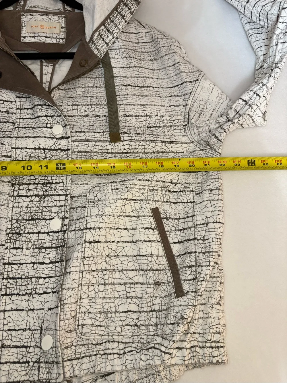 Tory Burch cropped hooded